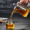 Vidro resistente ao calor - bule - aço inoxidável