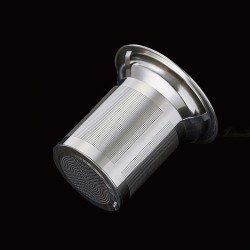 Vidro resistente ao calor - bule - aço inoxidável