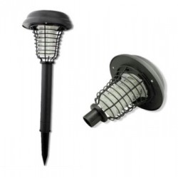 Mata-mosquitos LED movido a energia solar - luz para jardim - 2 peças