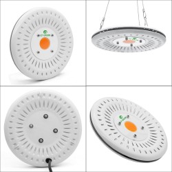 Lâmpada de cultivo LED COB de 100 W - espectro completo - hidropônica - à prova d'água IP67