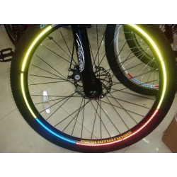 Autocolante reflexivo de roda de bicicleta