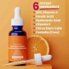 TIMELESS - 20% vitamina C / E / ácido ferúlico - antioxidante / sérum facial clareador - antirrugas - 30ml