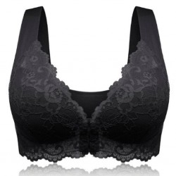 copy of Sutiã de renda sexy - sem fio - push-up - com fivela frontal ajustável