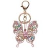 Chaveiro borboleta diamante – Strass - pingente mini bolsa