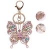 Chaveiro borboleta diamante – Strass - pingente mini bolsa