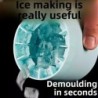 Silicone Molds Kitchen Accessories Ice Cube Maker Ice Tray Water Bottle Mould Cooler Bucket Tools Gadgets Dining Bar Home Garden