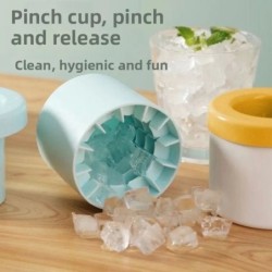 Silicone Molds Kitchen Accessories Ice Cube Maker Ice Tray Water Bottle Mould Cooler Bucket Tools Gadgets Dining Bar Home Garden