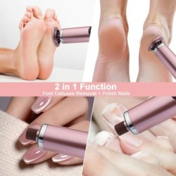 Wireless electric callus remover – pedicure tool for heels, dead skin & cuticles - includes 20 sandpaperSkin