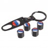Russian flag - car wheel valve caps - 4 pieces setWheel parts