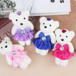 12CM 10 PCS Plus Plush Decoration Doll Toy Plush Animal Plush Doll Bouquet Bear Small Bear Doll Kid Toys