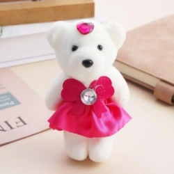 12CM 10 PCS Plus Plush Decoration Doll Toy Plush Animal Plush Doll Bouquet Bear Small Bear Doll Kid Toys