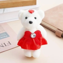 12CM 10 PCS Plus Plush Decoration Doll Toy Plush Animal Plush Doll Bouquet Bear Small Bear Doll Kid Toys