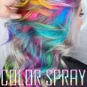 Spray de coloração capilar temporária: instantânea, sem água oxigenada - enxágue com água quente para cosplay e festas.