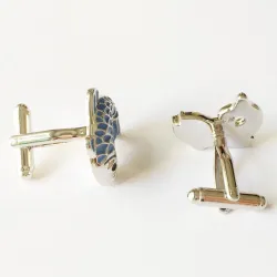 copy of Cufflinks with blue fish - 2 pieces