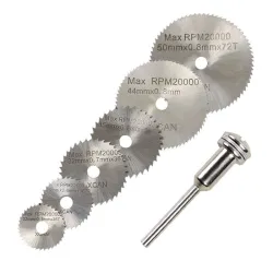 copy of Serra circular lâminas e discos de corte de mandril perfurar 6 pcs