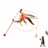 Kitten Pet Teaser Feather Wire Toy