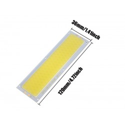 10W - chip LED COB - luz de tira de alumínio