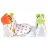 Baby - travesseiro anti-roll infantil - almofada - posicionador lateral do sono - design de animais