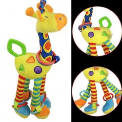 Macio Giraffe brinquedo animal bebê Pram Hanger de cama