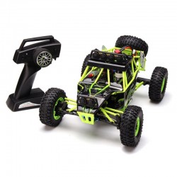 WLtoys 12428 2.4G 1/12 4WD Crawler RC carro com luz LED