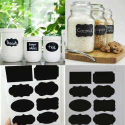 Frascos de cozinha Blackboard Adesivos 40pcs
