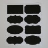 Frascos de cozinha Blackboard Adesivos 40pcs