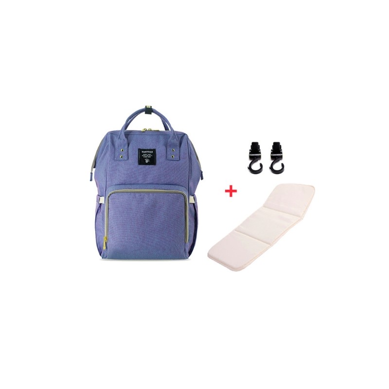 Mochila de viagem de bebê de maternidade de grande capacidade