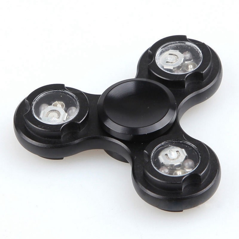 Led light finger fidget - aluminum hand spinnerFidget Spinner