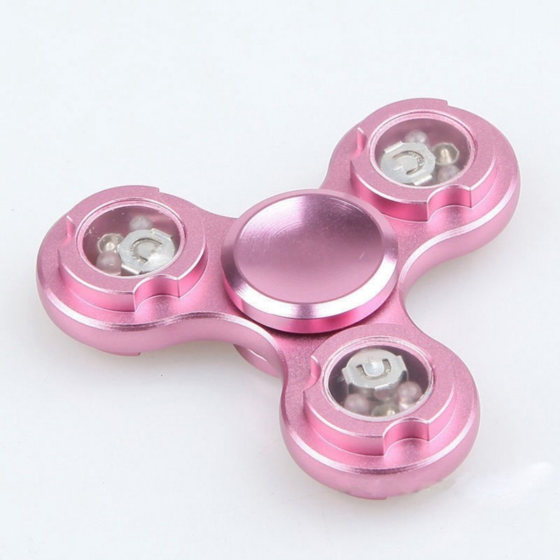 Led light finger fidget - aluminum hand spinnerFidget Spinner