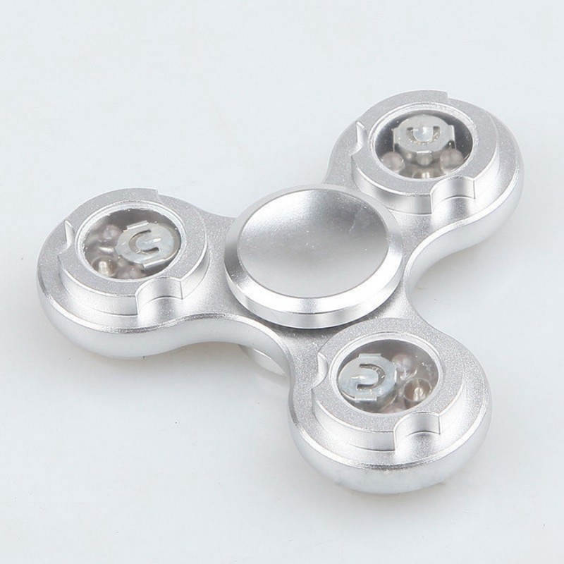 Led light finger fidget - aluminum hand spinnerFidget Spinner