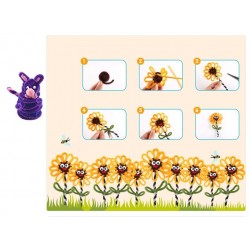 Material chenille - children educational toy - colorful pipes 100 piecesToys