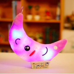 Boneca de lua de pelúcia com colorido Luzes conduzidas 35 cm