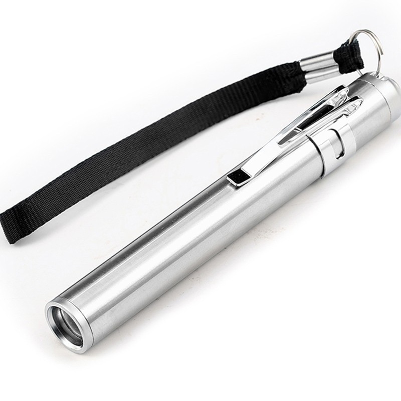 Round moon shape light - aluminium alloy - mini LED flashlight - torchTorches