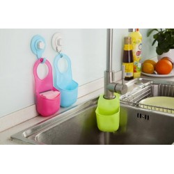 Cozinha / banheiro dobrável silicone pendurado armazenamento - rack de suporte