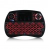 iPazzPort Wireless Mini teclado touchpad com luz de fundo LED |