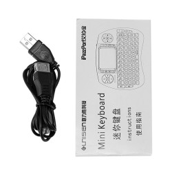iPazzPort Wireless Mini teclado touchpad com luz de fundo LED |