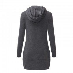 Mini vestido com capuz - camisola