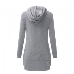 Mini vestido com capuz - camisola
