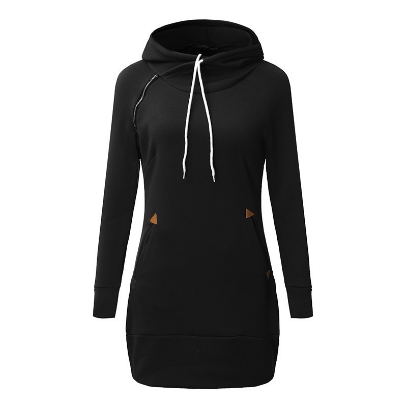 Mini vestido com capuz - camisola