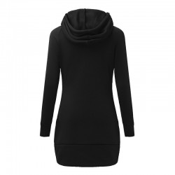 Mini vestido com capuz - camisola