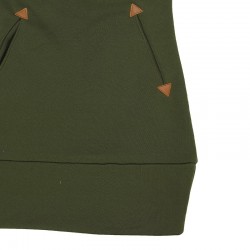 Mini vestido com capuz - camisola
