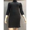 Plus Size High Neck Casual Winter DressPlus