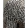 Vestido de inverno casual de pescoço alto tamanho