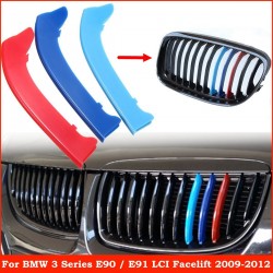 BMW série 3 E90 E91 grade listra conjunto 3 pcs