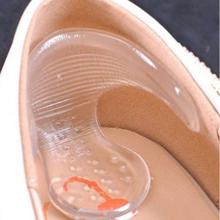 Solas de sapato de silicone - almofadas de gel não escorregamento - 1pair