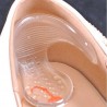 Solas de sapato de silicone - almofadas de gel não escorregamento - 1pair