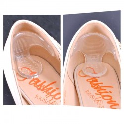 Solas de sapato de silicone - almofadas de gel não escorregamento - 1pair