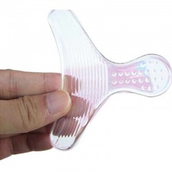 Solas de sapato de silicone - almofadas de gel não escorregamento - 1pair