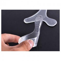 Solas de sapato de silicone - almofadas de gel não escorregamento - 1pair