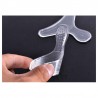 Solas de sapato de silicone - almofadas de gel não escorregamento - 1pair